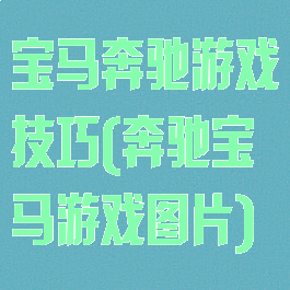 宝马奔驰游戏技巧(奔驰宝马游戏图片)
