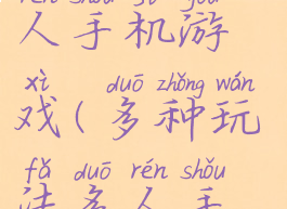 多种玩法多人手机游戏(多种玩法多人手机游戏)