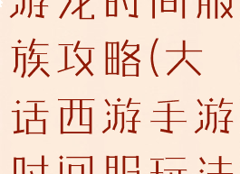 大话西游手游龙时间服族攻略(大话西游手游时间服玩法攻略)