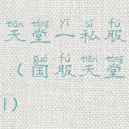 天堂一私服(国服天堂1)