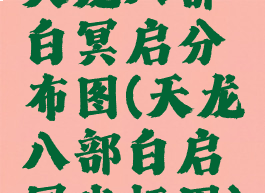 天龙八部白冥启分布图(天龙八部白启冥坐标图)