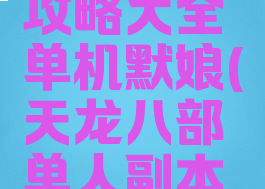 天龙八部攻略大全单机默娘(天龙八部单人副本攻略)