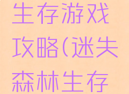 失落森林生存游戏攻略(迷失森林生存攻略)