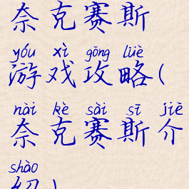 奈克赛斯游戏攻略(奈克赛斯介绍)
