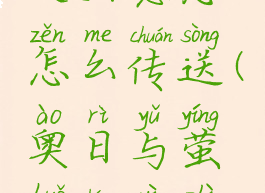 奥日与萤火虫意志怎么传送(奥日与萤火虫意志操作)