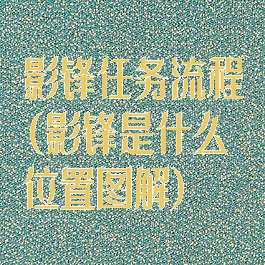 影锋任务流程(影锋是什么位置图解)