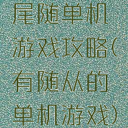 尾随单机游戏攻略(有随从的单机游戏)