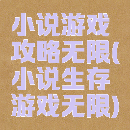 小说游戏攻略无限(小说生存游戏无限)