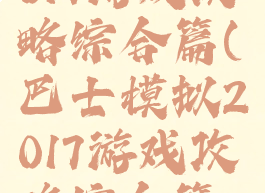 巴士模拟2017游戏攻略综合篇(巴士模拟2017游戏攻略综合篇视频)