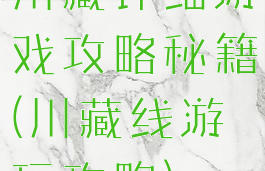 川藏详细游戏攻略秘籍(川藏线游玩攻略)