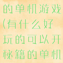 带有秘籍类的单机游戏(有什么好玩的可以开秘籍的单机游戏)