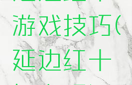 延边红十游戏技巧(延边红十怎么玩)