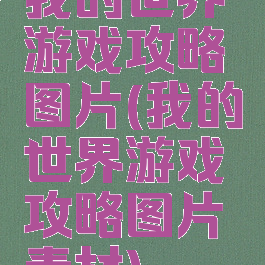 我的世界游戏攻略图片(我的世界游戏攻略图片素材)