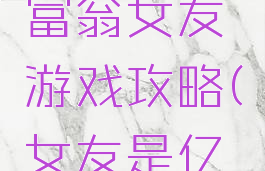 我的亿万富翁女友游戏攻略(女友是亿万富翁)