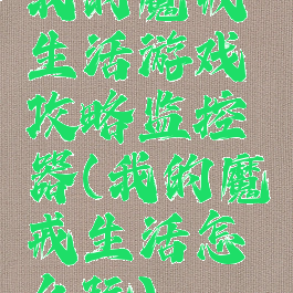 我的魔戒生活游戏攻略监控器(我的魔戒生活怎么玩)