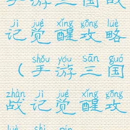 手游三国战记觉醒攻略(手游三国战记觉醒攻略视频)