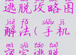 手游密室逃脱攻略图解法(手机密室逃脱游戏攻略)
