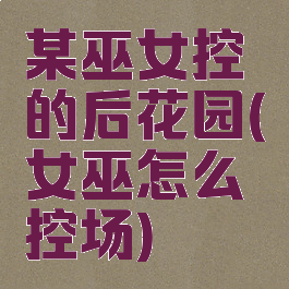 某巫女控的后花园(女巫怎么控场)