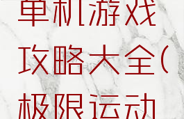 极限运动单机游戏攻略大全(极限运动下载)