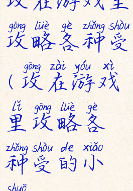 攻在游戏里攻略各种受(攻在游戏里攻略各种受的小说)
