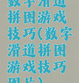 数字滑道拼图游戏技巧(数字滑道拼图游戏技巧图片)