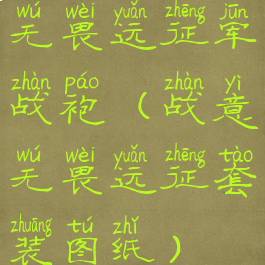 无畏远征军战袍(战意无畏远征套装图纸)