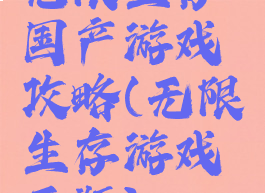 无限生存国产游戏攻略(无限生存游戏正版)