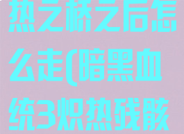 暗黑血统3酷热之桥之后怎么走(暗黑血统3炽热残骸位置)