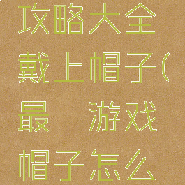 最囧游戏攻略大全戴上帽子(最囧游戏帽子怎么戴)