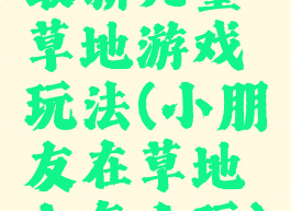 最新儿童草地游戏玩法(小朋友在草地上怎么玩)