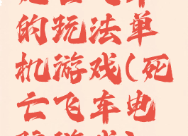 死亡飞车的玩法单机游戏(死亡飞车电脑游戏)