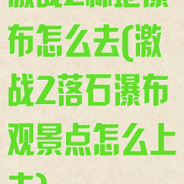 激战2林地瀑布怎么去(激战2落石瀑布观景点怎么上去)