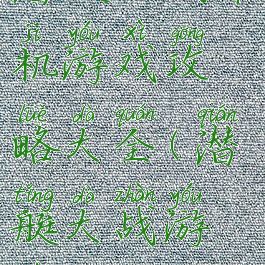 潜艇大战单机游戏攻略大全(潜艇大战游戏)