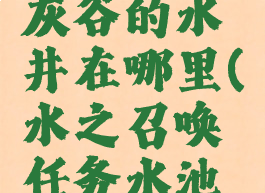 水之召唤灰谷的水井在哪里(水之召唤任务水池在哪里)