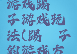 民间体育游戏踢毽子游戏玩法(踢毽子的游戏方法)