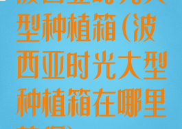 波西亚时光大型种植箱(波西亚时光大型种植箱在哪里获得)