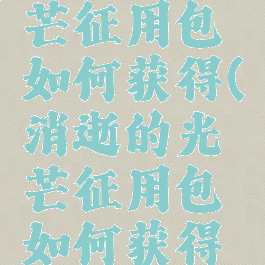 消逝的光芒征用包如何获得(消逝的光芒征用包如何获得视频)