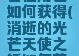 消逝的光芒征用包如何获得(消逝的光芒天使之锤如何获得)