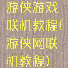 游侠游戏联机教程(游侠网联机教程)