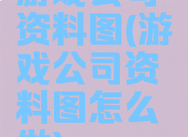 游戏公司资料图(游戏公司资料图怎么做)