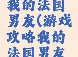 游戏攻略我的法国男友(游戏攻略我的法国男友免费阅读)
