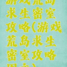游戏荒岛求生密室攻略(游戏荒岛求生密室攻略图文)