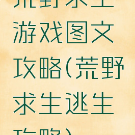 荒野求生游戏图文攻略(荒野求生逃生攻略)