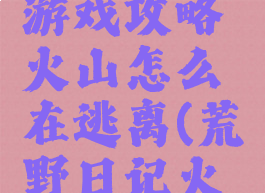 荒野求生游戏攻略火山怎么在逃离(荒野日记火山逃生)