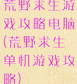 荒野求生游戏攻略电脑(荒野求生单机游戏攻略)