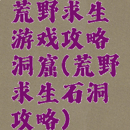 荒野求生游戏攻略洞窟(荒野求生石洞攻略)
