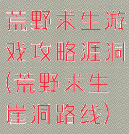 荒野求生游戏攻略涯洞(荒野求生崖洞路线)