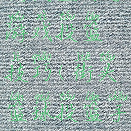 街头篮球手游戏投篮技巧(街头篮球投篮手法)