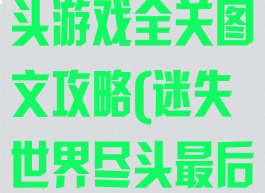 迷失世界的尽头游戏全关图文攻略(迷失世界尽头最后一关)