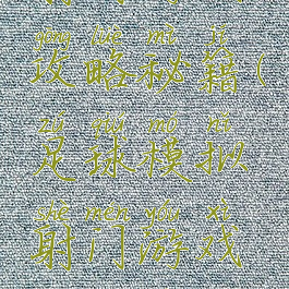 足球模拟射门游戏攻略秘籍(足球模拟射门游戏攻略秘籍视频)